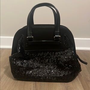 Kate Spade Black Sequin Satchel